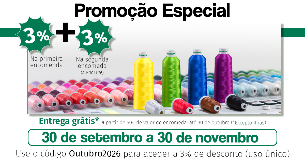 Promoção Especial de Outubro e Novembro